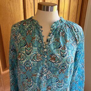 TALBOTS - Band Collar Popover - NEW with Tag